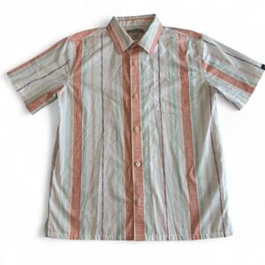 Lucky Brand Boys L 14/16 Colorful Button Down Retro Prep Summer Vibes
